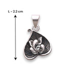 Load image into Gallery viewer, 925 Sterling Silver Ganesha Leaf Pendant For Men & Women - Taraash