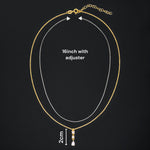 Load image into Gallery viewer, 925 Sterling Silver Gold Plated CZ Necklace for Women - Taraash