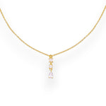 Load image into Gallery viewer, 925 Sterling Silver Gold Plated CZ Necklace for Women - Taraash