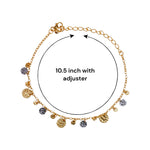Load image into Gallery viewer, 925 Sterling Silver Gold Plated Designer Charm Anklet For Women - Taraash