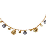 Load image into Gallery viewer, 925 Sterling Silver Gold Plated Designer Charm Anklet For Women - Taraash