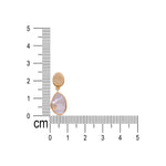 Load image into Gallery viewer, 925 Sterling Silver Gold Plated Drop Shape MOP with CZ Jewelry Set for Women - Taraash