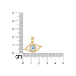 Load image into Gallery viewer, 925 Sterling Silver Gold Plated Evil Eye Pendant For Women - Taraash