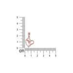 Load image into Gallery viewer, 925 Sterling Silver Gold Plated Heart CZ Pendant for Women - Elegant Valentine?ÇÖs Day Gift - Taraash