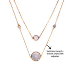 Load image into Gallery viewer, 925 Sterling Silver Gold Plated Round Mother Of Pearl Jewelry Set for Women - Taraash