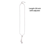 Load image into Gallery viewer, 925 Sterling Silver Guitar and Flower Charm Necklace For Women - Taraash