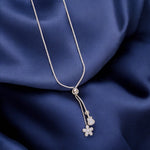 Load image into Gallery viewer, 925 Sterling Silver Guitar and Flower Charm Necklace For Women - Taraash