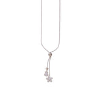 Load image into Gallery viewer, 925 Sterling Silver Guitar and Flower Charm Necklace For Women - Taraash