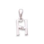 Load image into Gallery viewer, 925 Sterling Silver "H" Letter Cz Pendant For Men And Women - Taraash