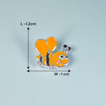 Load image into Gallery viewer, 925 Sterling Silver Honey Bee Silver Pendant and Stud Earring Set for Girls - Taraash