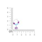 Load image into Gallery viewer, 925 Sterling Silver Hoop Jhumki with Multi - Color Enamel Earring for Girls/Women - Taraash