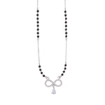 Load image into Gallery viewer, 925 Sterling Silver Infiniti Charm Beaded Mangalsutra for Women - Taraash