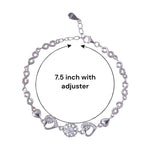Load image into Gallery viewer, 925 Sterling Silver Infinity Links CZ Bracelet for Women - Taraash