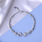 Load image into Gallery viewer, 925 Sterling Silver Infinity Links CZ Bracelet for Women - Taraash