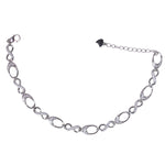 Load image into Gallery viewer, 925 Sterling Silver Infinity Oval CZ Bracelet for Women - Taraash