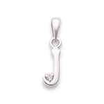 Load image into Gallery viewer, 925 Sterling Silver "J" Letter Cz Pendant For Men And Women - Taraash
