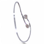 Load image into Gallery viewer, 925 Sterling Silver Mother of Pearl Bangle For Girls/Women - Taraash