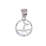Load image into Gallery viewer, 925 Sterling Silver Mother Of Pearl Circular Shape Pendant for Women - Taraash