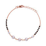 Load image into Gallery viewer, 925 Sterling Silver Mother of Pearl Mangalsutra Bracelet For Women - Taraash