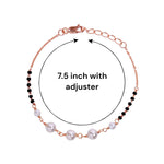 Load image into Gallery viewer, 925 Sterling Silver Mother of Pearl Mangalsutra Bracelet For Women - Taraash