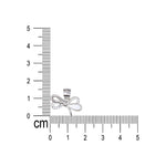 Load image into Gallery viewer, 925 Sterling Silver Mother of Pearl With Cz Bow Pendant For Women - Taraash