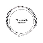 Load image into Gallery viewer, 925 Sterling Silver Multi Beaded Mangalsutra Bracelet for Women - Taraash