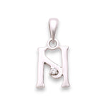 Load image into Gallery viewer, 925 Sterling Silver "N" Letter Cz Pendant For Men And Women - Taraash