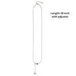 Load image into Gallery viewer, 925 Sterling Silver Necklace with Blue CZ and Butterfly Pendant for women - Taraash