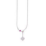 Load image into Gallery viewer, 925 Sterling Silver Necklace with floral pattern Gemstone For Women - Taraash