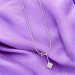 Load image into Gallery viewer, 925 Sterling Silver Necklace with floral pattern Gemstone For Women - Taraash