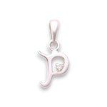 Load image into Gallery viewer, 925 Sterling Silver "P" Letter Cz Pendant For Men And Women - Taraash