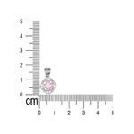 Load image into Gallery viewer, 925 Sterling Silver Pink Clover Shape CZ Pendant For Women - Taraash