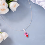 Load image into Gallery viewer, 925 Sterling Silver Pink Enamel Ice Cream Cone Pendant Chain for Girls - Taraash