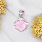 Load image into Gallery viewer, 925 Sterling Silver Pink Mother Of Pear Irregular Pendant for Women - Taraash