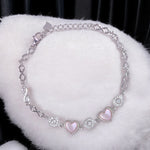 Load image into Gallery viewer, 925 Sterling Silver Pink Mother Of Pearl Butterfly Cz Bracelet for Women Charming Valentine's Day Gift - Taraash