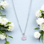 Load image into Gallery viewer, 925 Sterling Silver Pink Mother of Pearl Cloud Moon Star Pendant with Chain - Taraash