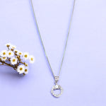 Load image into Gallery viewer, 925 Sterling Silver Pink Mother of Pearl Round Star Shaped Pendant with Chain - Taraash