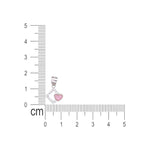 Load image into Gallery viewer, 925 Sterling Silver Pink Mother of Pearl Square Heart CZ Pendant for Women - Taraash