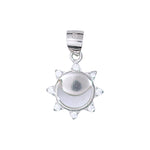 Load image into Gallery viewer, 925 Sterling Silver Pink Mother of Pearl Starburst Shaped Pendant with Chain - Taraash