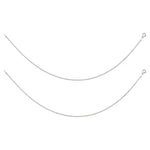 Load image into Gallery viewer, 925 Sterling Silver Plain Fox Tail Chain Anklet for Women - Taraash
