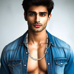 Load image into Gallery viewer, 925 Sterling Silver Pure Figaro NeckChain For Men - Taraash