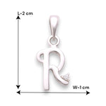 Load image into Gallery viewer, 925 Sterling Silver "R" Letter Cz Pendant For Men And Women - Taraash