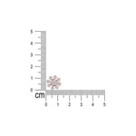 Load image into Gallery viewer, 925 Sterling Silver Rose Gold CZ Round Shape Stud Earrings for Women - Taraash