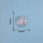 Load image into Gallery viewer, 925 Sterling Silver Round Shaped CZ Stud Earrings for Women / Girls - Taraash