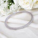 Load image into Gallery viewer, 925 Sterling Silver Solitaire Cz Bangle for Women - Taraash