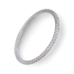 Load image into Gallery viewer, 925 Sterling Silver Solitaire Cz Bangle for Women - Taraash