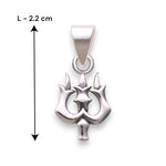 Load image into Gallery viewer, 925 Sterling Silver Spiritual Shiva Trishul Pendant For Men - Taraash