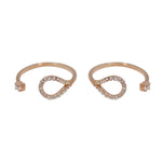 Load image into Gallery viewer, 925 Sterling Silver Teardrop Gold Plated Adjustable Toe Ring For Women - Taraash