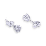 Load image into Gallery viewer, 925 Sterling Silver Timeless Elegance & Contemporary Style CZ Pair of Stud Earrings for Men - Taraash