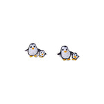 Load image into Gallery viewer, 925 Sterling Silver Tiny Penguin Studs Earrings for Girls - Taraash